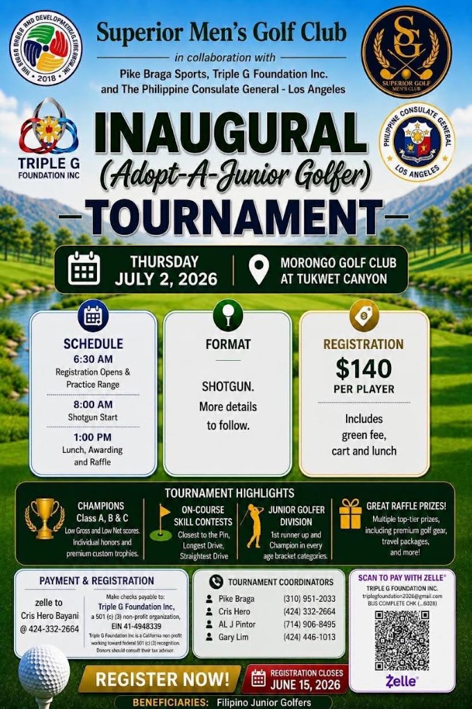Inaugural (Adopt-A-Junior Golfer) Tournament Flyer